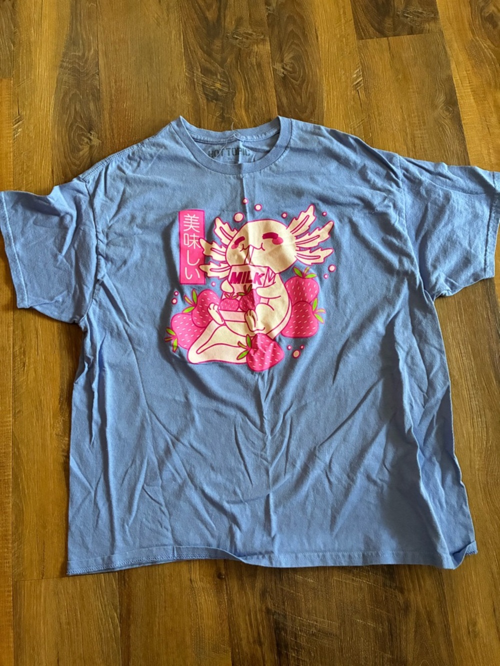 Pink Axolotl t-shirt